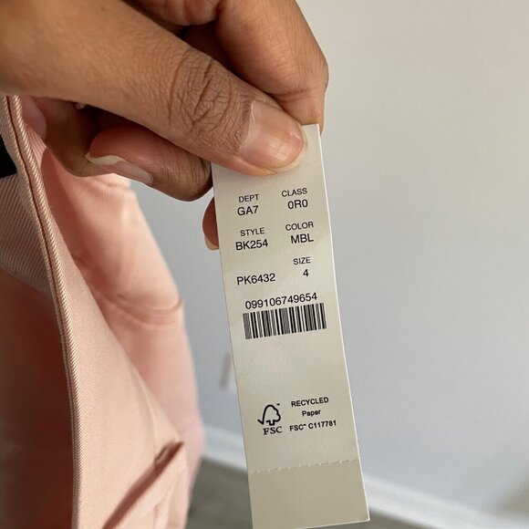 J Crew Light Pink Pants Woman Size 4, BNWT - Picture 7 of 8